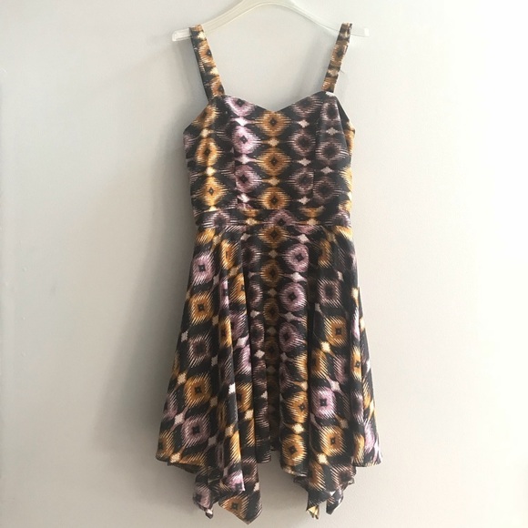 BAR lll Ikat Print Dress - Picture 4 of 11